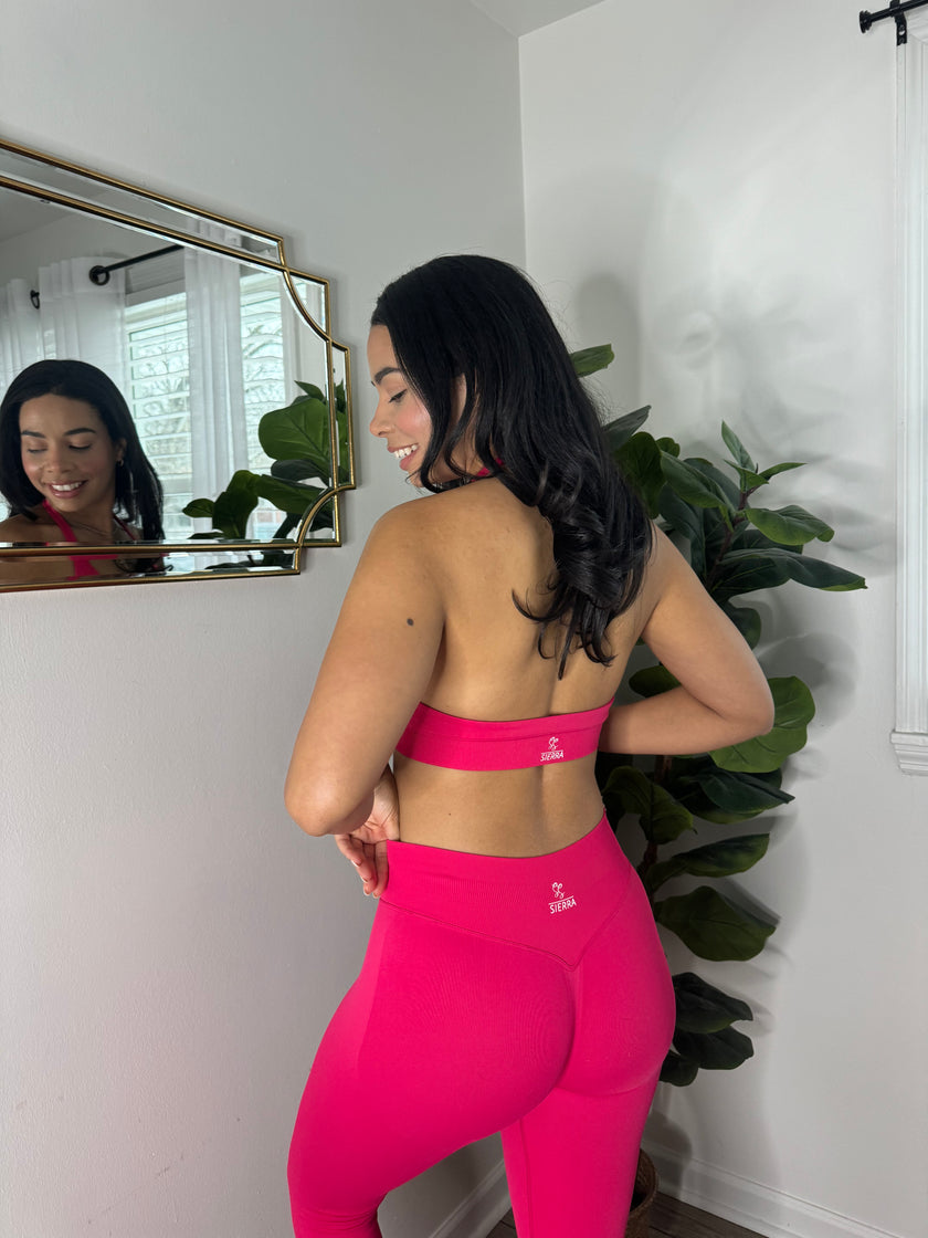 SierraSculpted Leggings - Deep Pink