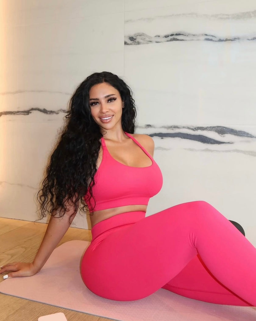 SierraSculpted Leggings - Deep Pink