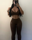 Elevate Leggings - Brown
