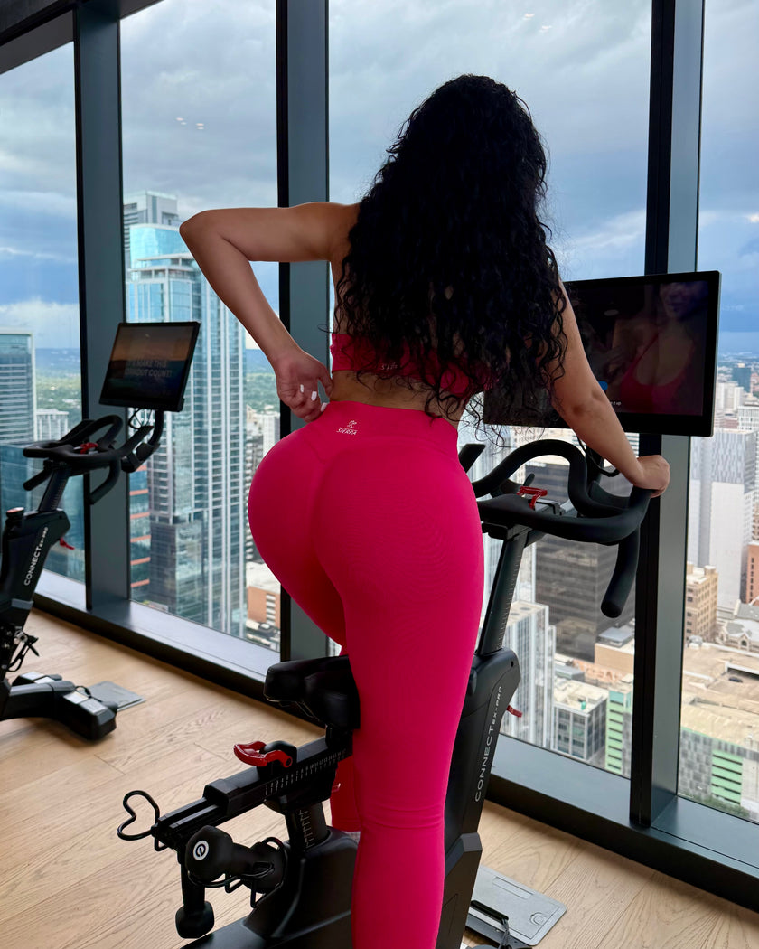 SierraSculpted Leggings - Deep Pink