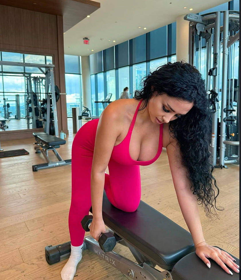 SierraSculpted Sports Bra - Deep Pink